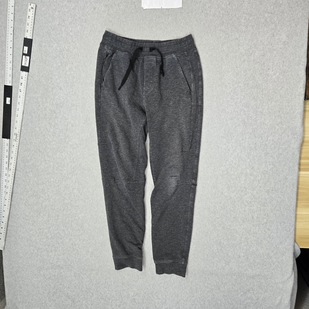 Lululemon Men Activewear Pants S Gray Jogger Logo Slim 27" Inseam READ